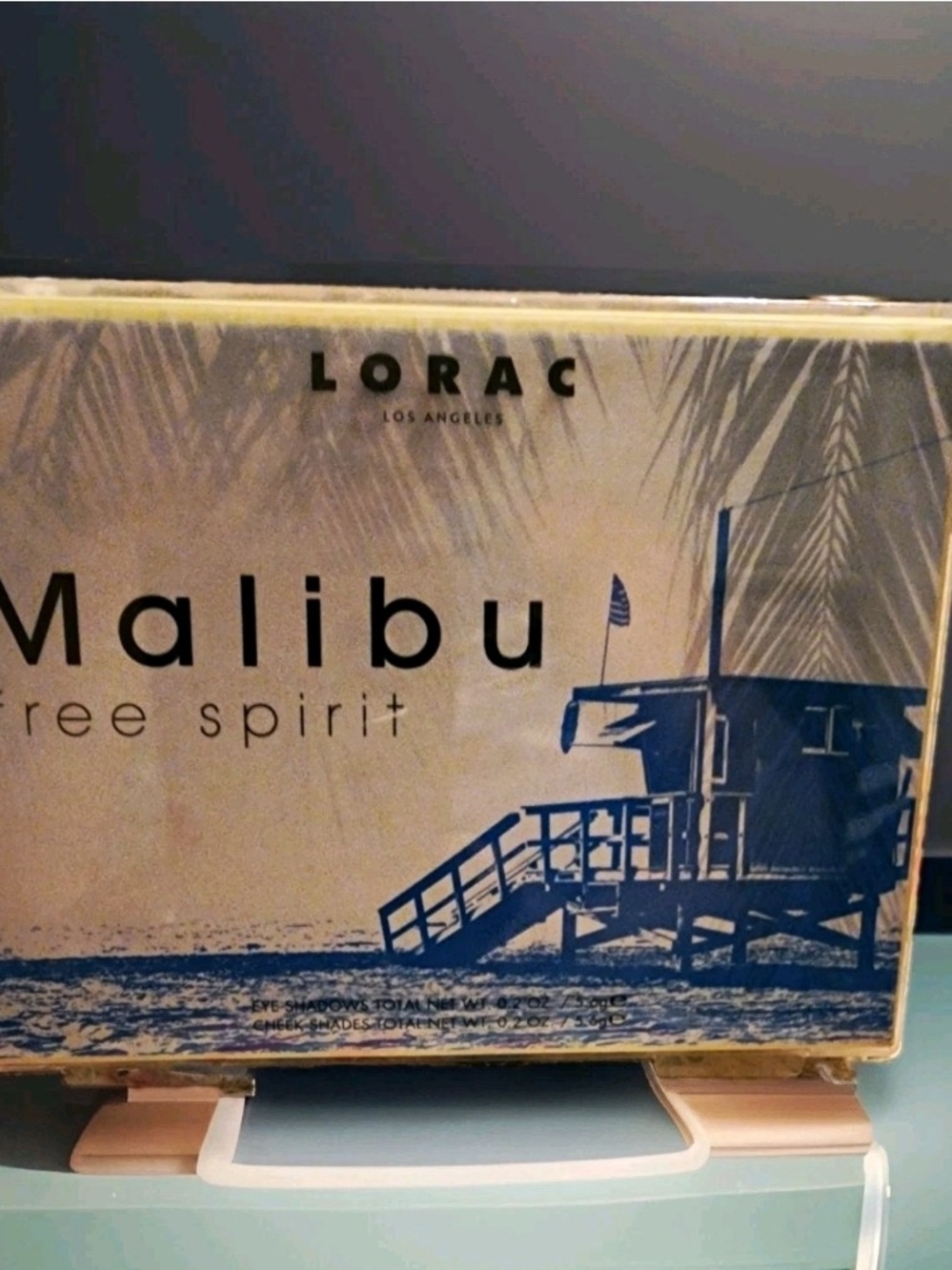 LORAC Beach Club Eyeshadow & Cheek Palette — Pink, Peach, Bronze